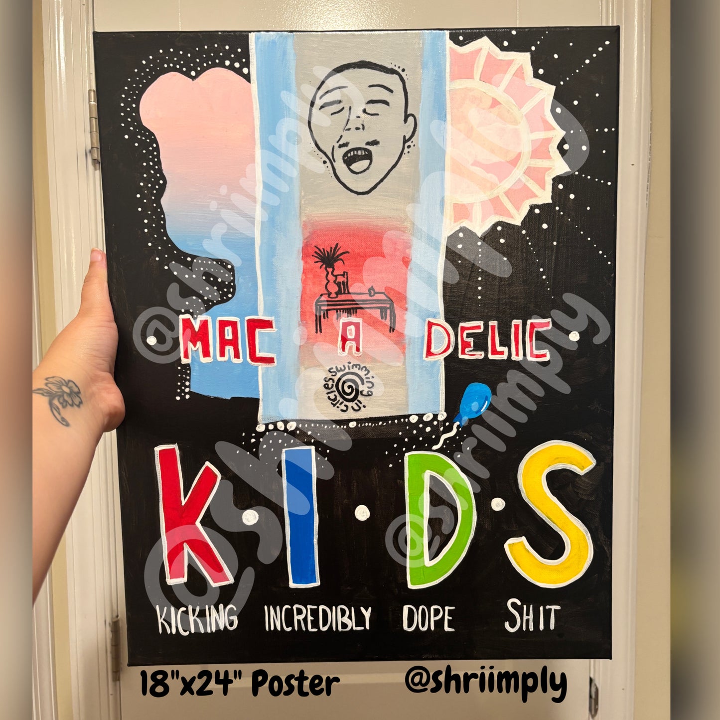 Mac Miller’s Discography Poster