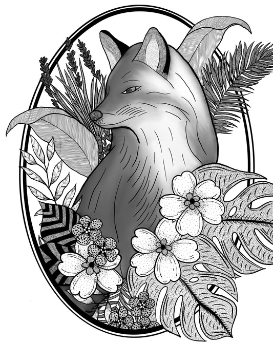 B&W Fox